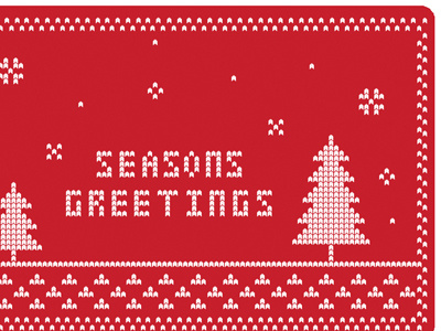 Seasonsgreetings christmas cross stitch gift card red seasons greetings white winter