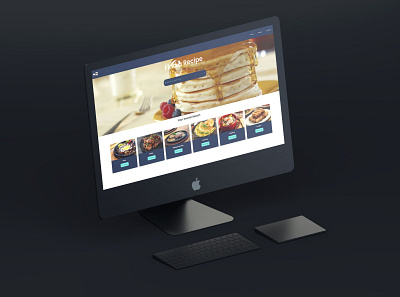 Express Eat / Recipe Website graphic design mockup ui webdevelopment website
