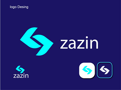 zazin logo abstract logo branding creative logo logo designer modern logo ui