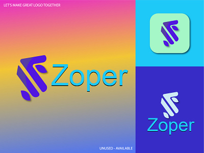 Zoper logo abstract logo branding creative logo design illustration logo logo designer modern logo popular logo ui