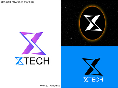 XTECH LOGO abstract logo branding creative logo design illustration logo logo designer modern logo ui vector