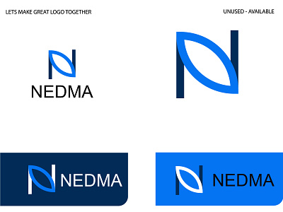 NEDMA abstract logo branding creative logo design illustration logo logo designer modern logo ui vector