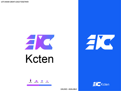 Kcten logo abstract logo branding creative logo design illustration logo logo designer modern logo ui vector