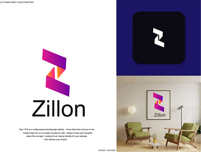 Zillon logo abstract logo branding creative logo design illustration logo logo designer modern logo ui vector