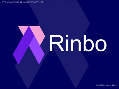 Rinbo logo abstract logo branding creative logo design illustration logo logo designer modern logo ui vector