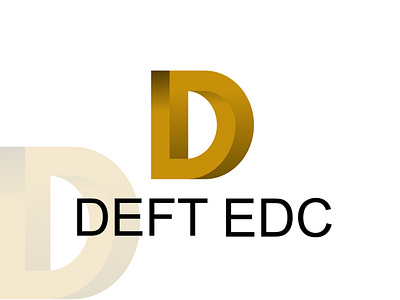 DEFT EDC LOGO abstract logo branding creative logo design illustration logo logo designer modern logo ui vector