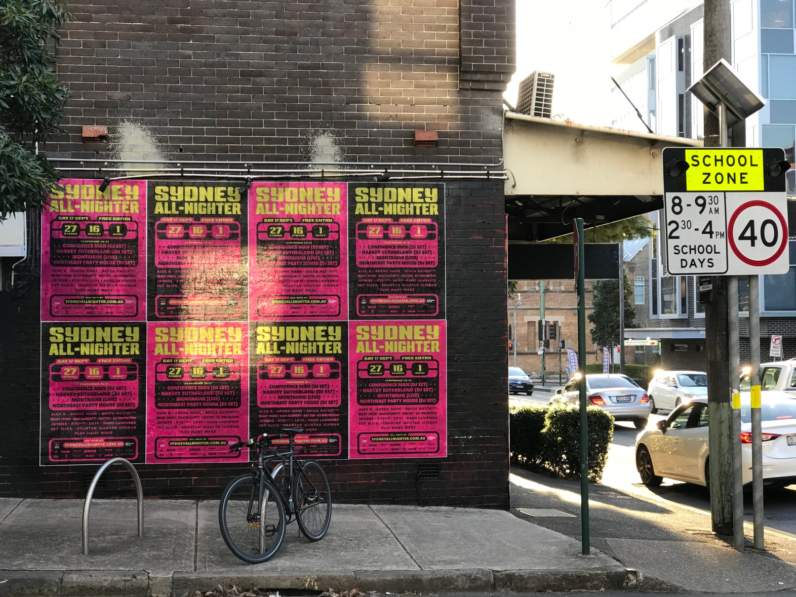 Street Poster Design Sydney AllNighter Mr Glasses by Chris Campbell on Dribbble