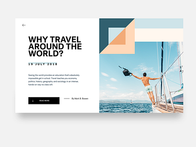 Travel Around - Article Page Concept