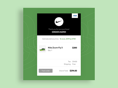 Nike - Email Receipt Concept