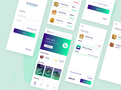 Food Delivery App Concept