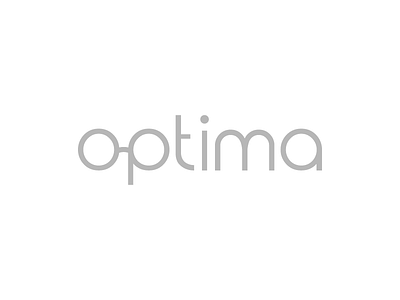 Optima Logo glasses grey lens brand logo optima simple