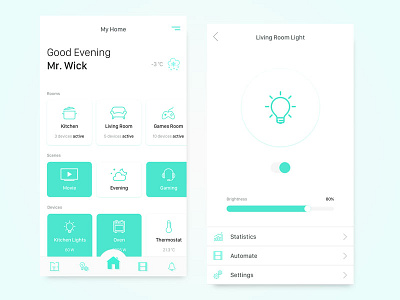 Smart Home App - UI Challenge S02W08