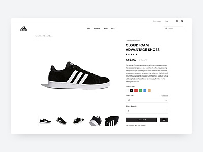 Adidas Product Page