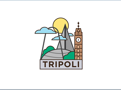 Tripoli's Snapchat Geofilter geofilter lebanon lettering snapchat tripoli typography vector