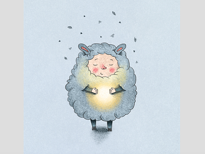 Sheep Boy boy fur fuzzy light magic sheep texture