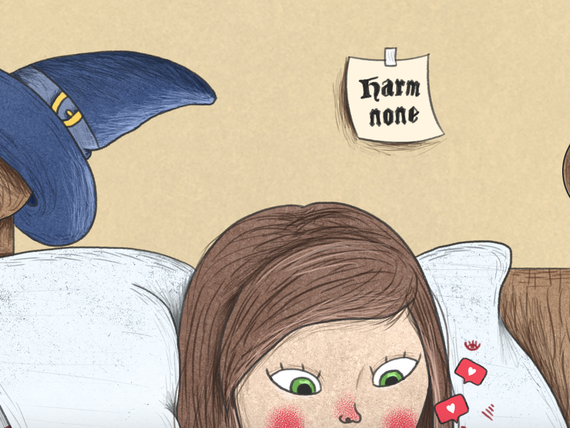 Tech Witch wicca illustrator illustration witch rafikillustrate