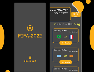 FIFA News Apps app design fifa graphic design ui