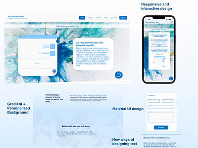 Landing Page Responsive design design ios landing product ui ux uxui