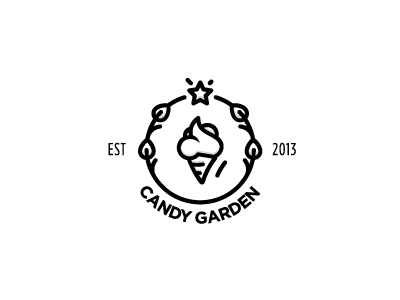 Candy Garden bas baspixels candy cream emblem garden ice leaves star udhaya