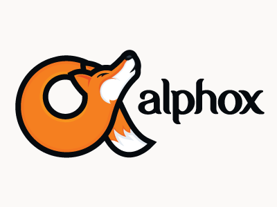 alphox alpha alphox bas baspixels brand branding design fox illustrator logo orange photoshop vector