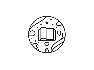 Book bas brand brand identit cloud design logo pen quote star sun udhaya ui