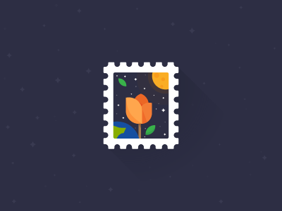 Stamp bas baspixels flower icon logo moon space stamp sun udhaya