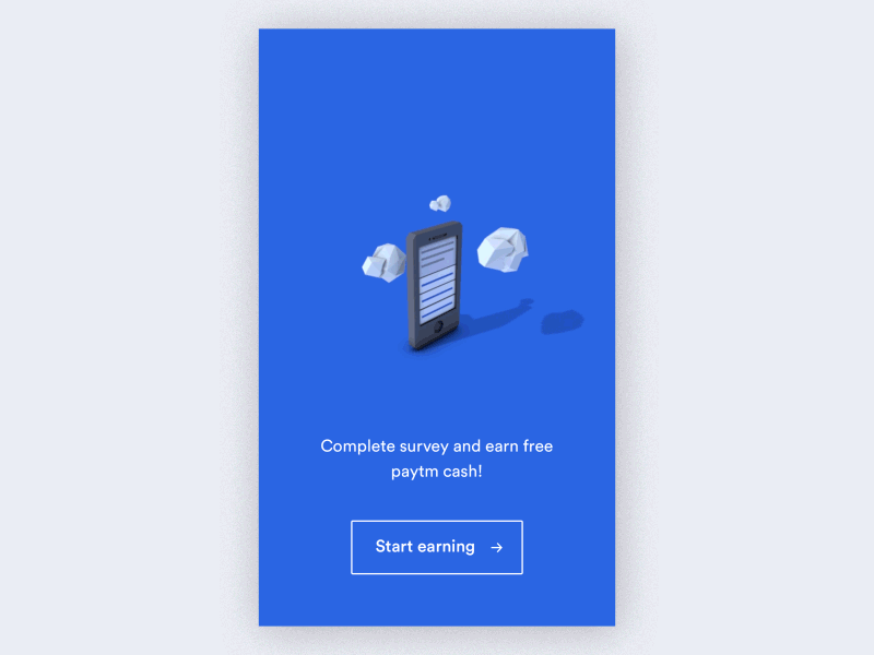 Onboarding screen