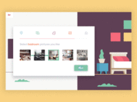 ux selecting bathrooms filter rooms estate bed dribbble rebound