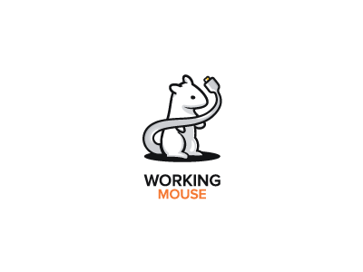 Working Mouse (unused) for sale! bas baspixels brand design brand designer icon designer identity identity designer logo logo designer mouse tail usb working