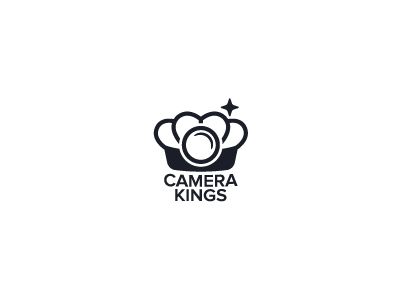 Camera Kings bas baspixels brand design brand designer camera camera king click. mark crown icon designer identity identity designer king lens logo designer photography shutter symbol