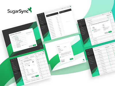 SugarSync ui ux design website app