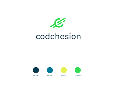 codehesion branding design flat graphic logo typography ui