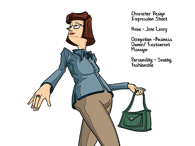 Character Design - The Female Boss boss character character design female posh