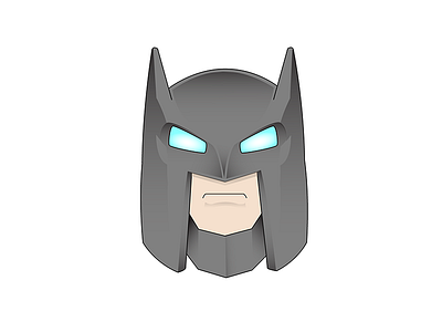 Batman Vs Superman - Batman Head batman comic dc hero illustration movie