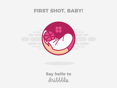 First Shot, Baby! baby baby logo born born baby born logo first shot logo swaddling