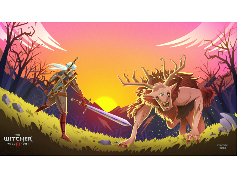 The Witcher 3: Wild Hunt by Imam Dewanto on Dribbble