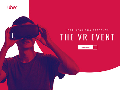 Uber Sessions duotone event htc vive immersive oculus rift showcase studio virtual reality vr