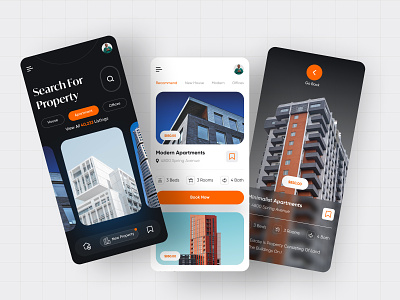 Real Estate Mobile App UI Design Concept