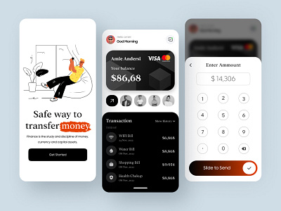 Finance Management Mobile App Design Exploration app app design bank banking banking app finance finance app financial fintech mobile app mobile app design mobile design mobile ui trending