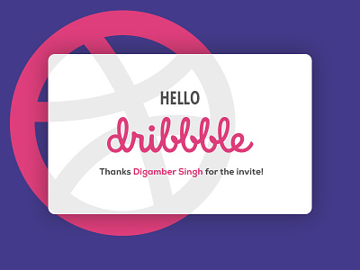 Dribbble First shot :) debut first shot hello dribble thanks welcome welcome shot