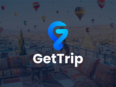 GetTrip Tour and Travel Agency Logo and Brand Identity