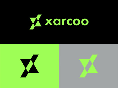 Xarcoo X Letter Logo and Brand Identity Design