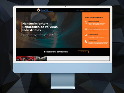 Diseño web de empresa de válvulas industriales design photoshop seo web design wordpress