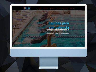 Diseñó web de accesorios para piscinas bootstrap branding design graphic design mobirise photoshop seo web design