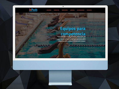 Diseñó web de accesorios para piscinas