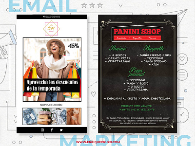 Email marketing | Mailing branding design email marketing graphic design illustrator mailing marketing photoshop
