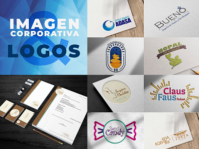 Imagen corporativa | Logotipos branding cmyk design graphic design illustrator logo marca print