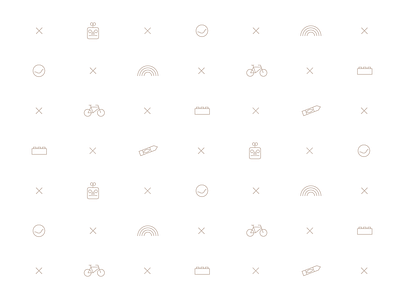 Kids pattern icons packaging design pattern