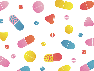 Pills Pattern illustration pattern pills vector