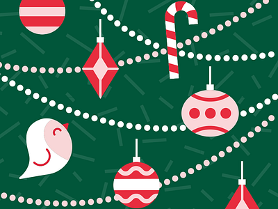 Christmas tree candy cane christmas illustration tree vector